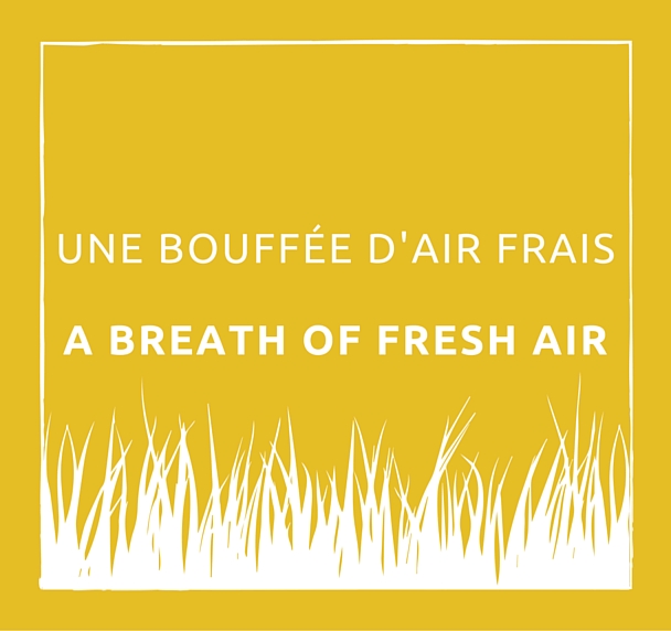 UNE BOUFFÉE D’AIR FRAIS | A BREATH OF FRESH AIR
